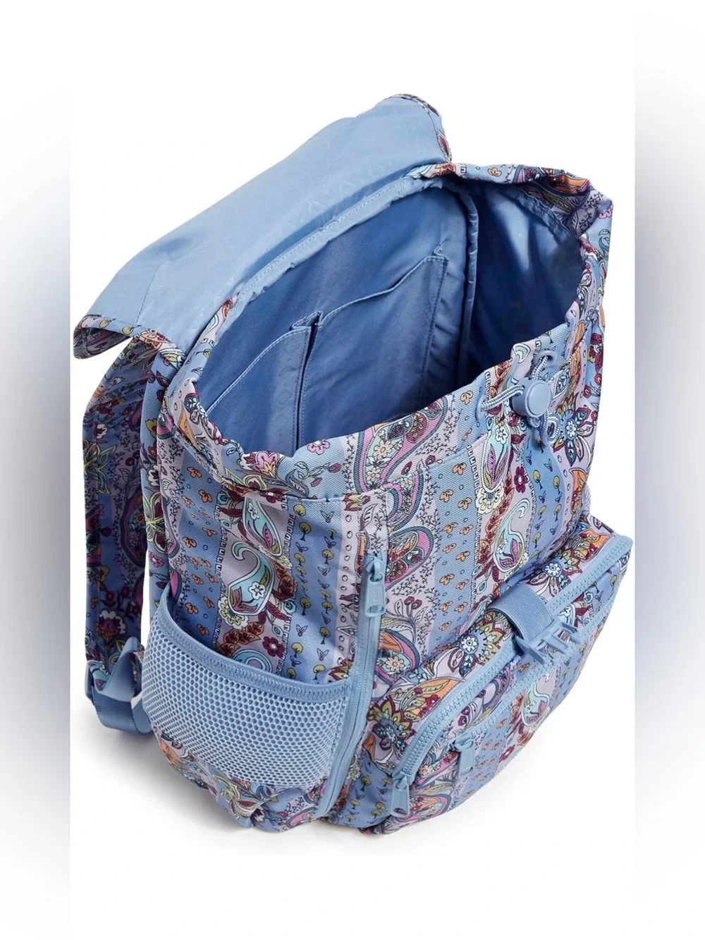 NWT Vera Bradley Sky Blue Paisley Daytripper Backpack